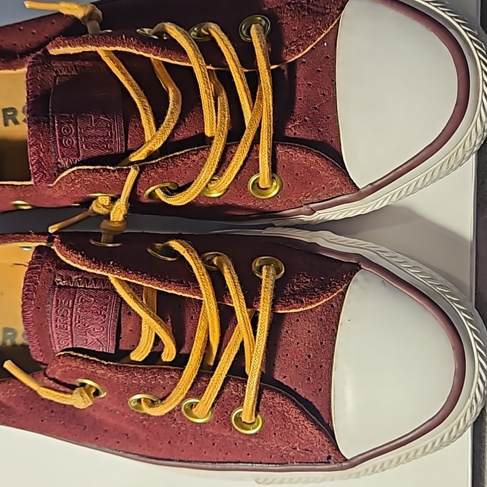 Converse | Women's All Star Burgundy Wine Shoreline Ship Low-Top Sneakers Sz 6.5
